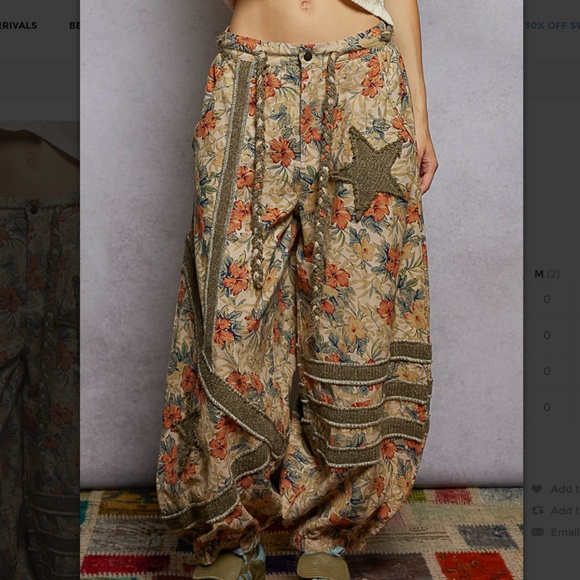 POL Pants - 💕POL “ RUBY 3 “ POL  Jogger Pants with Cut and Sew Sweater Knit 87